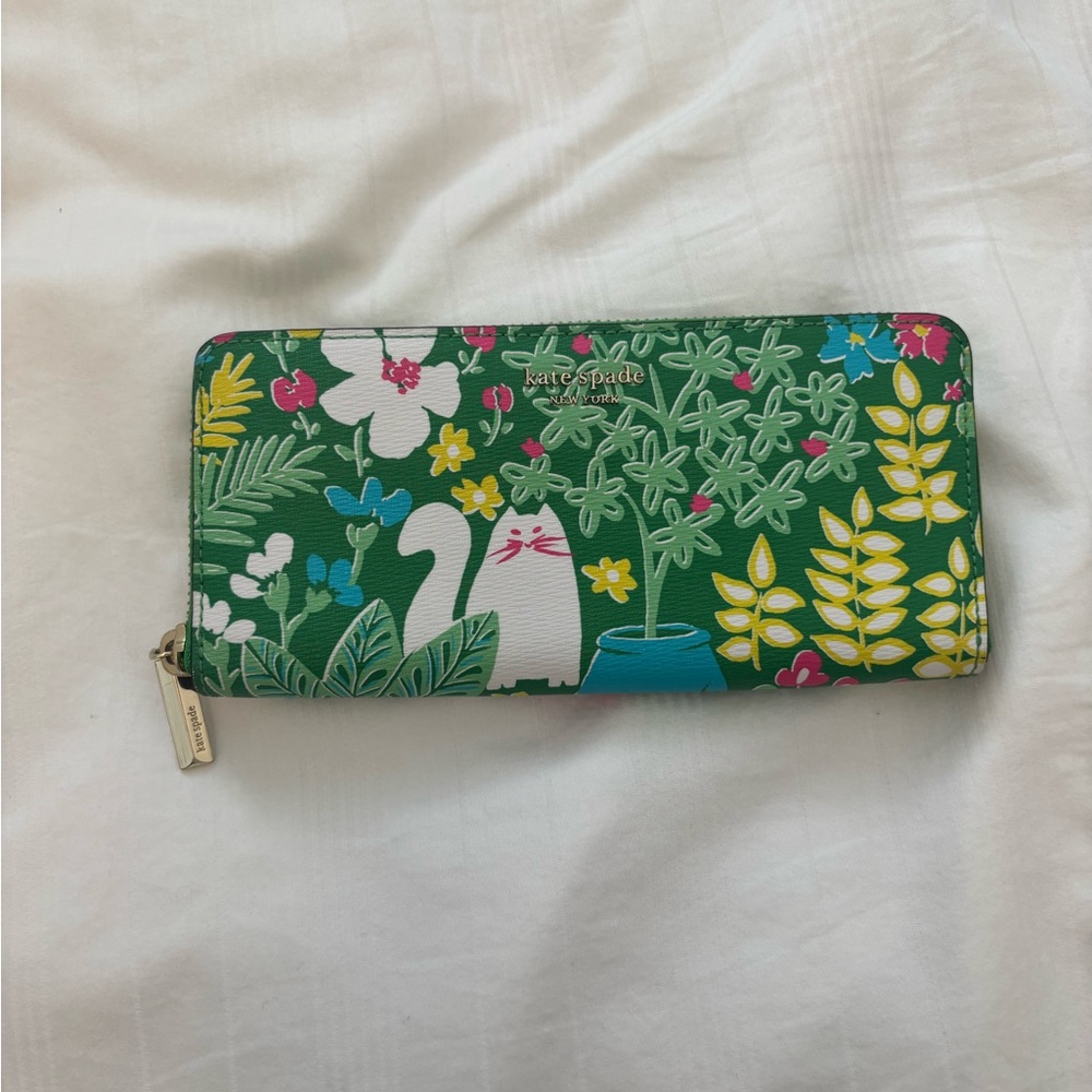 Kate Spade Sylvia Garden Posy Slim Continental Wallet